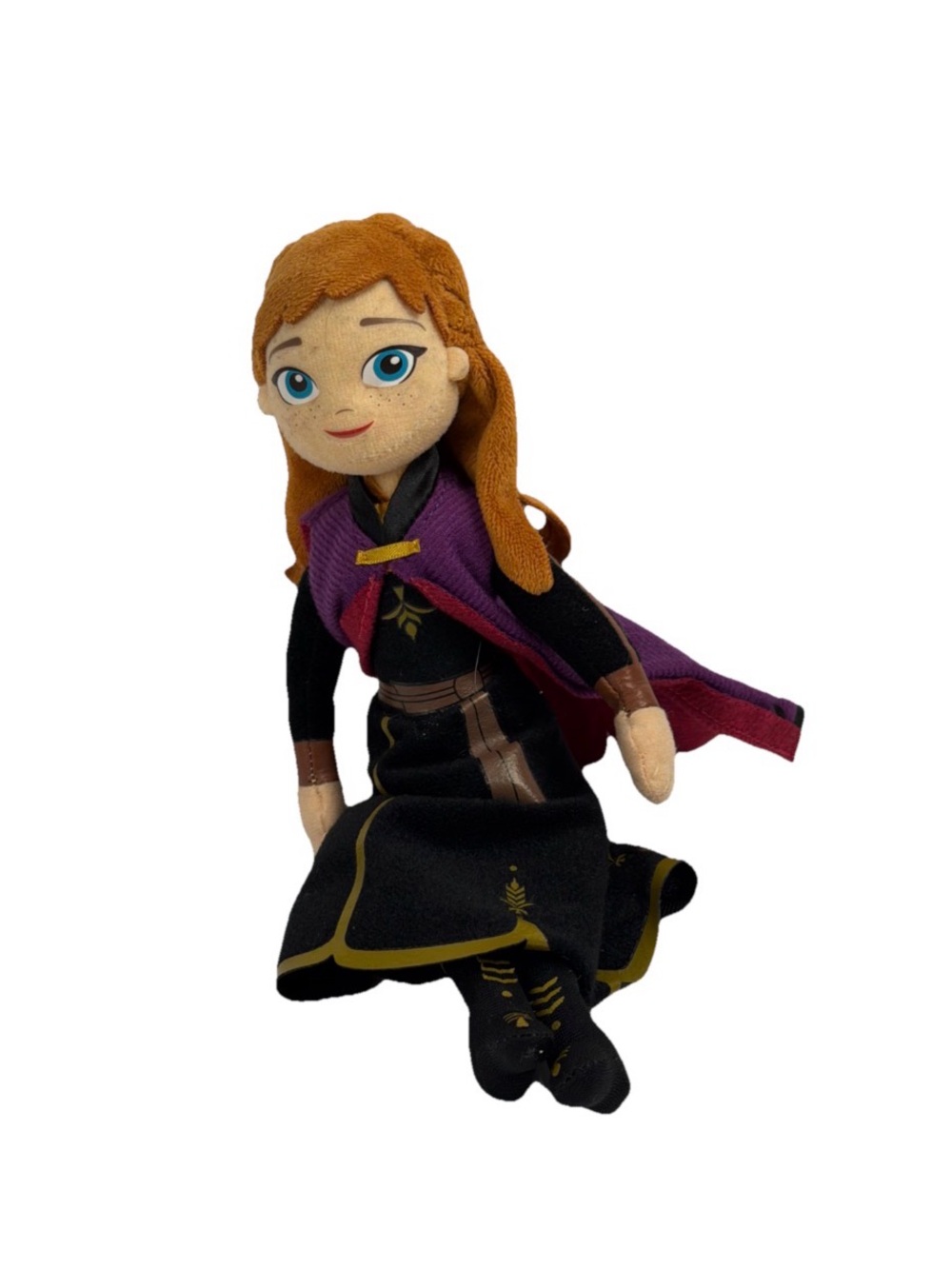 Disney Frozen 2  - 10" Anna Plush 2019‎ Doll New Cape Dress Soft Figure
